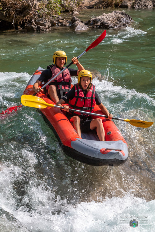 photo cano raft air boat canoe verdon